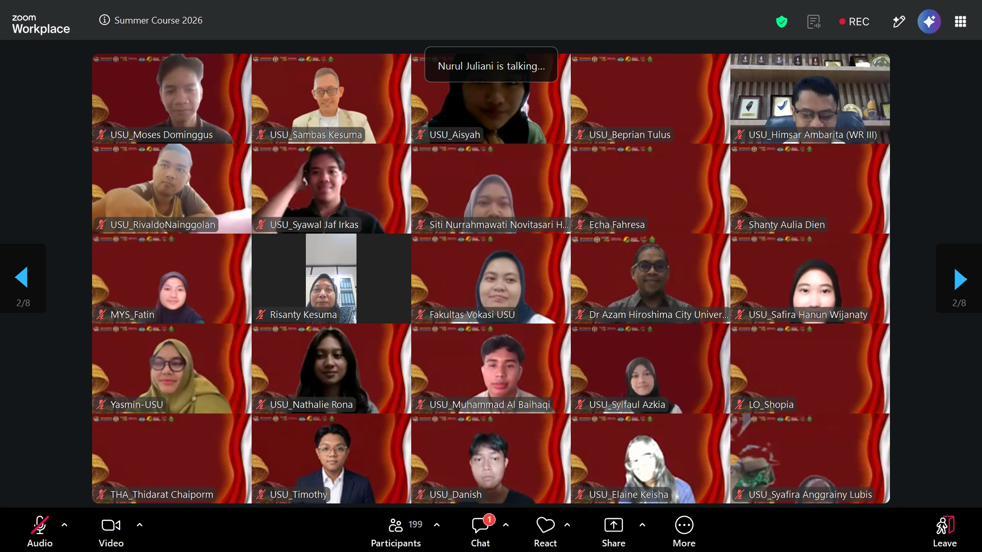 Akuntansi Sektor Publik Fakultas Vokasi USU Perkuat Internasionalisasi melalui Keterlibatan dalam International Summer Course 2026